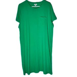 J. Crew Green Midi Dress